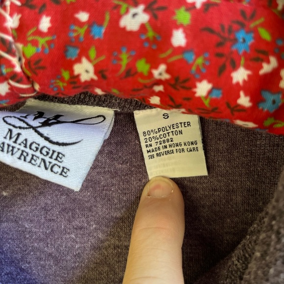 Sweater by Maggie Lawrence in purple and small - Picture 3 of 9